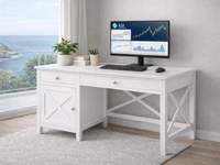 COSTIERA (AUSSIE MADE) STUDY DESK COLLECTION - ASSORTED COLOURS - STARTING FROM $1299
