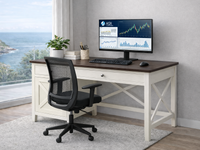 COSTIERA (AUSSIE MADE) STUDY DESK COLLECTION - ASSORTED COLOURS - STARTING FROM $1299