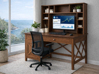 COSTIERA (AUSSIE MADE) DESK AND HUTCH (REVERSIBLE) COLLECTION - ASSORTED COLOURS - STARTING FROM $1299