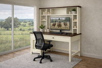 COSTIERA (AUSSIE MADE) DESK AND HUTCH (REVERSIBLE) COLLECTION - ASSORTED COLOURS - STARTING FROM $1299