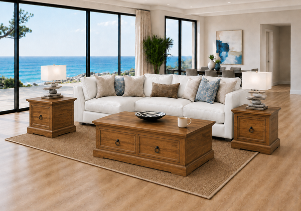 COTTEE (AUSSIE MADE) COFFEE & LAMP TABLE COLLECTION - ASSORTED COLOURS - STARTING FROM $799