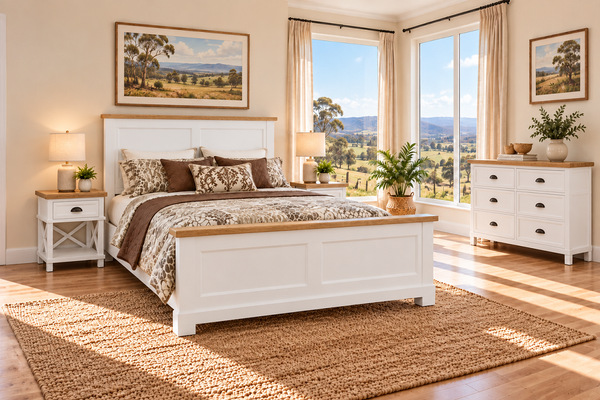 COTTESLOE (AUSSIE MADE) BEDROOM COLLECTION - ASSORTED COLOURS - STARTING FROM $999