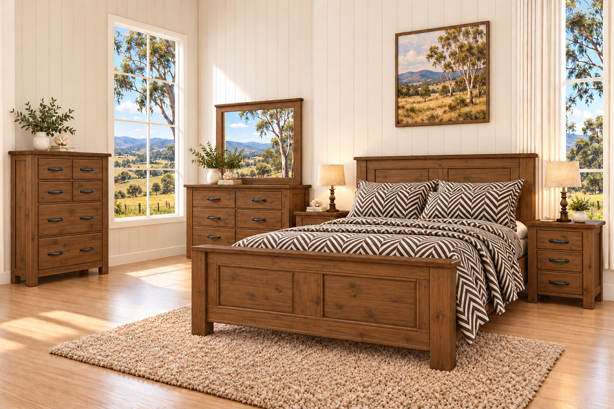 COVENTRY (AUSSIE MADE) BEDROOM COLLECTION - ASSORTED COLOURS - STARTING FROM $999