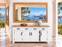 COVENTRY (AUSSIE MADE) 4 DOOR / 4 DRAWER BUFFET COLLECTION - ASSORTED COLOURS - STARTING FROM $1999