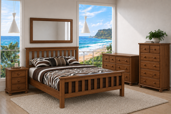 CRONULLA (AUSSIE MADE) MATCHING FOOT BEDROOM COLLECTION - ASSORTED COLOURS - STARTING FROM $799
