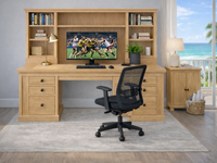 CROSSROADS (AUSSIE MADE) DESK & HUTCH WITH COLLECTION - ASSORTED COLOURS - STARTING FROM $2299