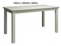 DELAN (AUSSIE MADE) DINING TABLE COLLECTION - ASSORTED PAINTED COLOURS - STARTING FROM $799