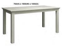 DELAN (AUSSIE MADE) DINING TABLE COLLECTION - ASSORTED PAINTED COLOURS - STARTING FROM $799