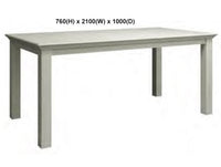 DELAN (AUSSIE MADE) DINING TABLE COLLECTION - ASSORTED PAINTED COLOURS - STARTING FROM $799
