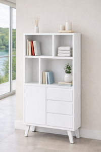 DAKOTA (AUSSIE MADE) HIGHLINE BOOKCASE COLLECTION - ASSORTED COLOURS - STARTING FROM $799