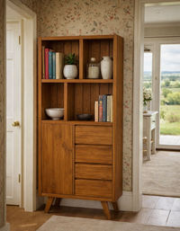 DAKOTA (AUSSIE MADE) HIGHLINE BOOKCASE COLLECTION - ASSORTED COLOURS - STARTING FROM $799