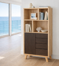 DAKOTA (AUSSIE MADE) HIGHLINE BOOKCASE COLLECTION - ASSORTED COLOURS - STARTING FROM $799