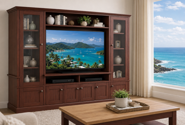 DANGERFIELD (AUSSIE MADE) 6 DOOR TV ENTERTAINMENT UNIT - ASSORTED COLOURS - STARTING FROM $2999