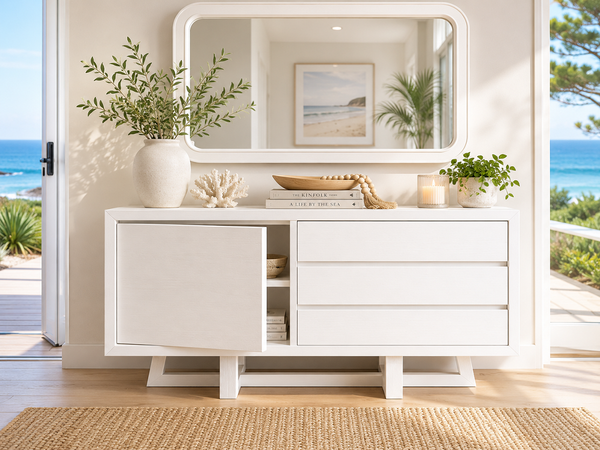 DANTE (AUSSIE MADE) 1 DOOR / 3 DRAWER BUFFET COLLECTION - ASSORTED COLOURS - STARTING FROM $999