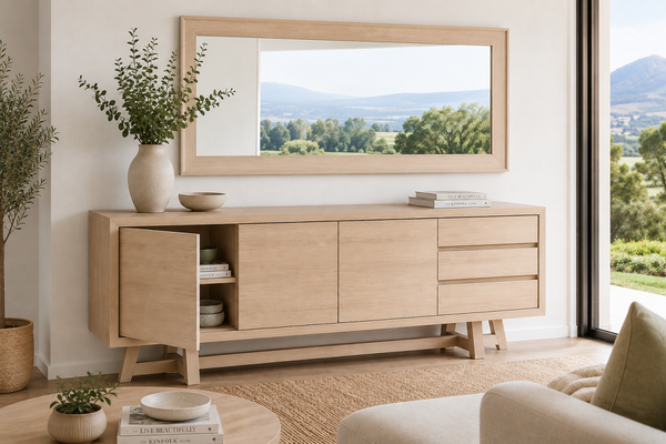 DANTE (AUSSIE MADE) 3 DOOR / 3 DRAWER BUFFET COLLECTION - ASSORTED COLOURS - STARTING FROM $1999