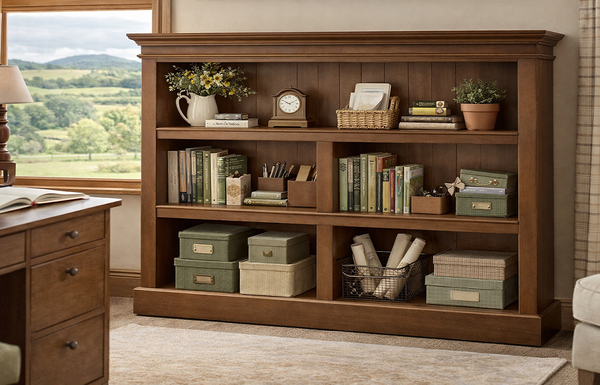 DARIA (AUSSIE MADE) LOWLINE BOOKCASE COLLECTION - ASSORTED COLOURS - STARTING FROM $849