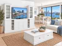 JACOB (AUSSIE MADE) 8 DOOR / 4 DRAWER TV ENTERTAINMENT UNIT COLLECTION - ASSORTED COLOURS - STARTING FROM $3999