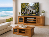 DEN 1 (AUSSIE MADE) 2 DOOR TV LOWLINE UNIT COLLECTION - ASSORTED COLOURS - STARTING FROM $1499