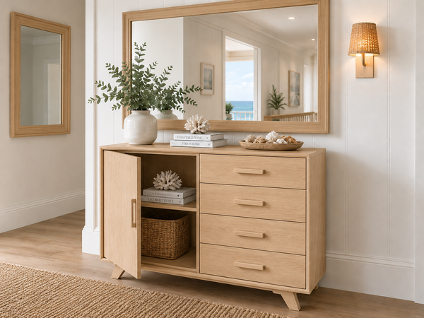 DENVER (AUSSIE MADE) 1 DOOR / 4 DRAWER BUFFET COLLECTION - ASSORTED COLOURS - STARTING FROM $999