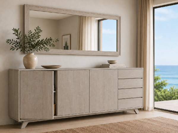 DENVER (AUSSIE MADE) 3 DOOR / 4 DRAWER BUFFET COLLECTION - ASSORTED COLOURS - STARTING FROM $1999