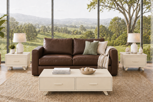 DENVER (AUSSIE MADE) COFFEE & LAMP TABLE COLLECTION - ASSORTED COLOURS - STARTING FROM $699