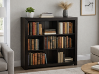DERBY (AUSSIE MADE) LOWLINE STAGGERED BOOKCASE COLLECTION - ASSORTED COLOURS - STARTING FROM $399