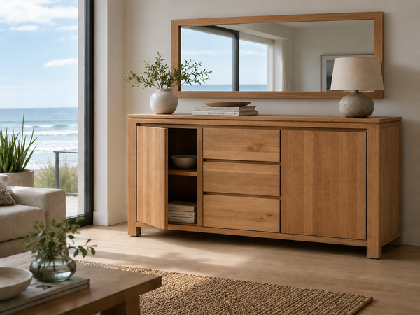 DOMUS (AUSSIE MADE) 2 DOOR / 3 DRAWER BUFFET COLLECTION - ASSORTED COLOURS - STARTING FROM $1499