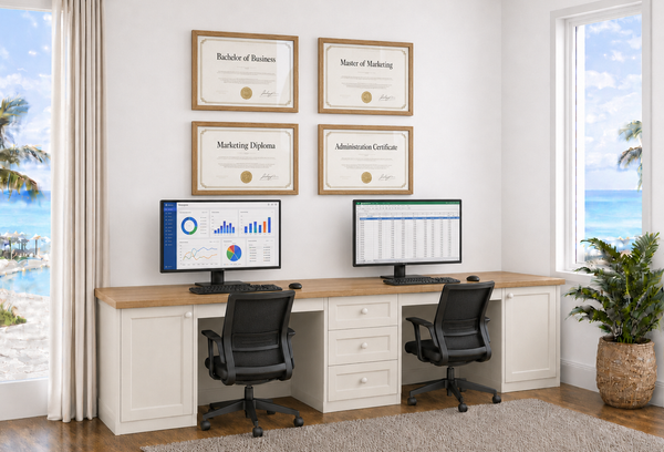 DORA (AUSSIE MADE) DESK COLLECTION - ASSORTED COLOURS - STARTING FROM $3499