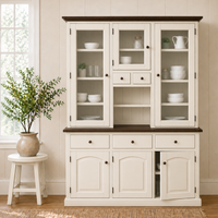 DRADON (AUSSIE MADE) 6 DOOR / 5 DRAWER BUFFET & HUTCH (DRESSER) COLLECTION - ASSORTED COLOURS - STARTING FROM $1799