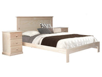 SINGLE ELISA (AUSSIE MADE) DOONA FOOT BED - ASSORTED STAINED COLOURS