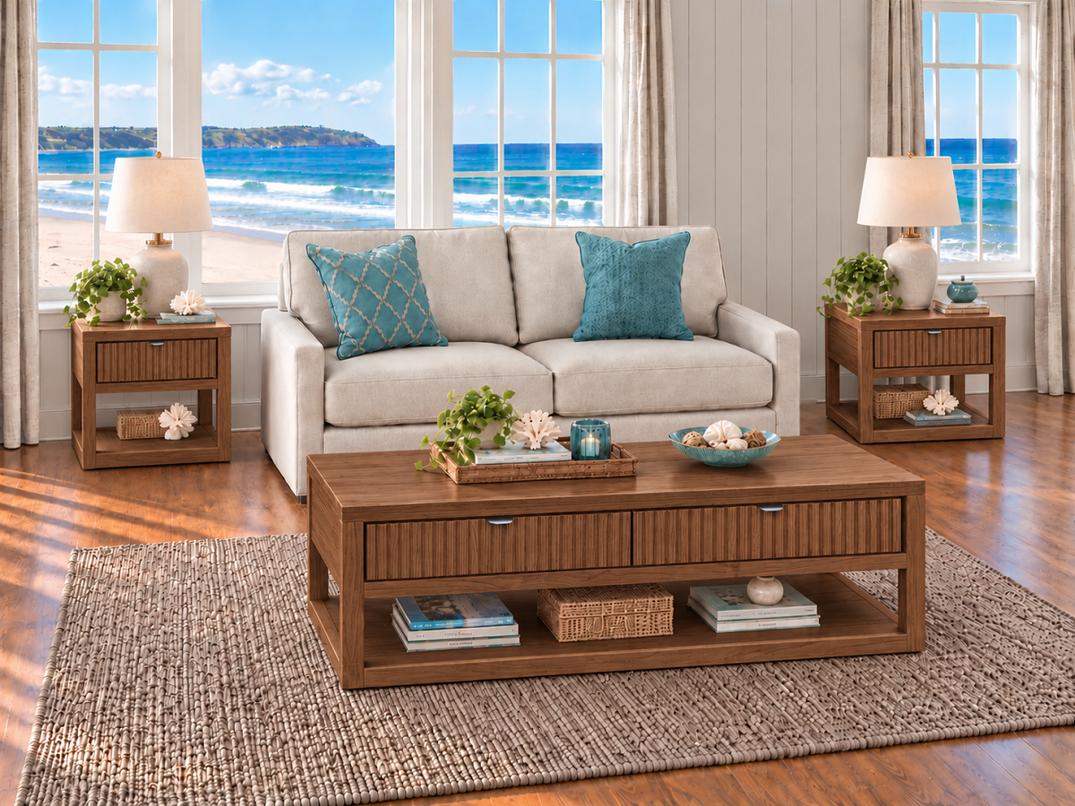 EDAN (AUSSIE MADE) COFFEE & LAMP TABLE COLLECTION - ASSORTED COLOURS - STARTING FROM $799