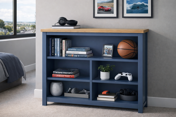 EDEN (AUSSIE MADE) LOWLINE BOOKCASE COLLECTION - ASSORTED COLOURS - STARTING FROM $599