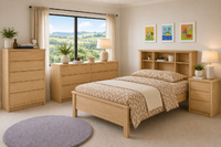 EDMONTON (AUSSIE MADE) BOOKEND BEDROOM COLLECTION - ASSORTED COLOURS - STARTING FROM $1199