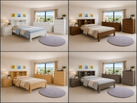 EDMONTON (AUSSIE MADE) BOOKEND BEDROOM COLLECTION - ASSORTED COLOURS - STARTING FROM $1199