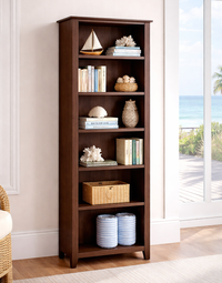 ELEGANCE (AUSSIE MADE) HIGHLINE STANDARD BOOKCASE COLLECTION - ASSORTED COLOURS - STARTING FROM $899