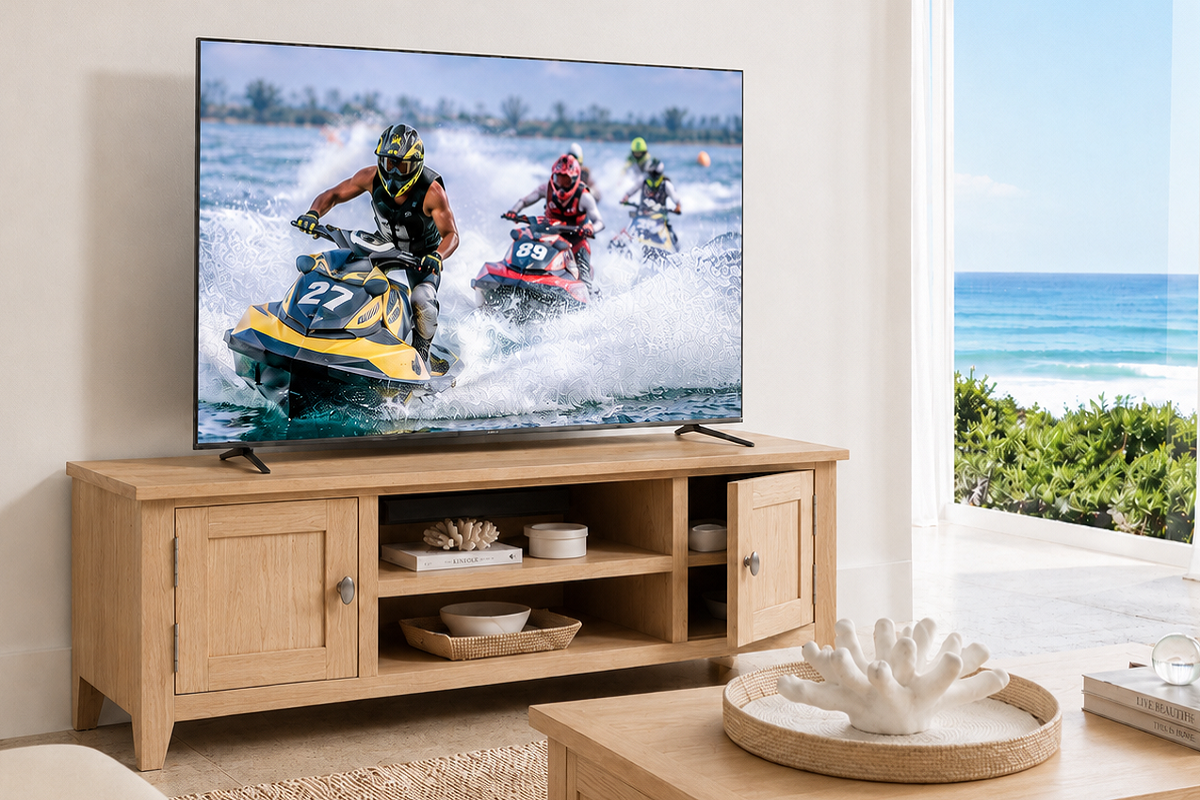 ELEGANCE (AUSSIE MADE) 2 DOOR LOWLINE TV ENTERTAINMENT UNIT COLLECTION - ASSORTED COLOURS - STARTING FROM $1199