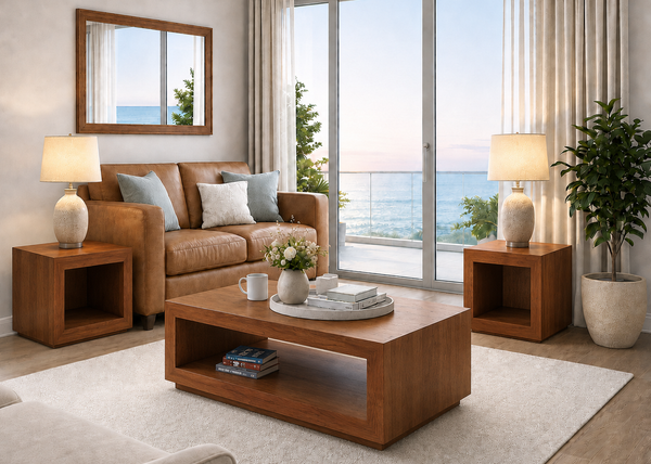 ELKE (AUSSIE MADE) COFFEE & LAMP TABLE COLLECTION - ASSORTED COLOURS - STARTING FROM $599