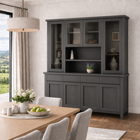 ELLA (AUSSIE MADE) 8 DOOR / 4 DRAWER BUFFET & HUTCH (DRESSER) COLLECTION - ASSORTED COLOURS - STARTING FROM $2499