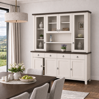 ELLA (AUSSIE MADE) 8 DOOR / 4 DRAWER BUFFET & HUTCH (DRESSER) COLLECTION - ASSORTED COLOURS - STARTING FROM $2499
