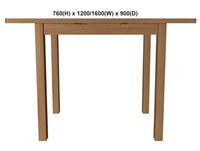 EMINENCE (AUSSIE MADE) EXTENSION OAK DINING TABLE COLLECTION - ASSORTED STAINED COLOURS - STARTING FROM $1799