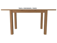 EMINENCE (AUSSIE MADE) EXTENSION OAK DINING TABLE COLLECTION - ASSORTED STAINED COLOURS - STARTING FROM $1799