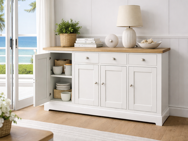 EMMETT (AUSSIE MADE) 4 DOOR / 4 DRAWER BUFFET COLLECTION - ASSORTED COLOURS - STARTING FROM $1999