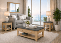 EMMETT (AUSSIE MADE) COFFEE & LAMP TABLE COLLECTION - ASSORTED COLOURS - STARTING FROM $699