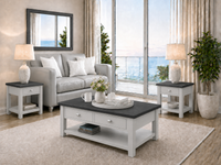 EMMETT (AUSSIE MADE) COFFEE & LAMP TABLE COLLECTION - ASSORTED COLOURS - STARTING FROM $699