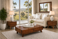 EUREKA (AUSSIE MADE) COFFEE & LAMP TABLE COLLECTION - ASSORTED COLOURS - STARTING FROM $599
