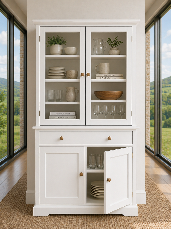 EVEREST (AUSSIE MADE) 4 DOOR / 1 DRAWER BUFFET & HUTCH (DRESSER) COLLECTION - ASSORTED COLOURS - STARTING FROM $1699