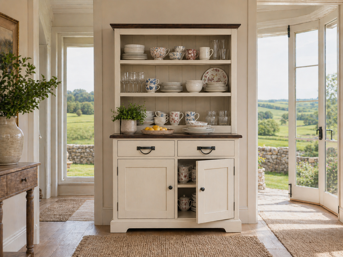 EVEREST (AUSSIE MADE) 2 DOOR / 2 DRAWER BUFFET AND HUTCH (DRESSER) COLLECTION - ASSORTED COLOURS - STARTING FROM $1499