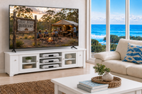 FABULOS (AUSSIE MADE) 2 DOOR / 2 DRAWER TV UNIT COLLECTION - ASSORTED COLOURS - STARTING FROM $1599