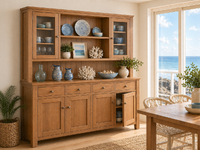 FAIRHOLM (AUSSIE MADE) 6 DOOR / 4 DRAWER BUFFET & HUTCH (DRESSER) COLLECTION - ASSORTED COLOURS - STARTING FROM $2499