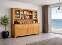 FAIRHOLM (AUSSIE MADE) 6 DOOR / 4 DRAWER BUFFET & HUTCH (DRESSER) COLLECTION - ASSORTED COLOURS - STARTING FROM $2499